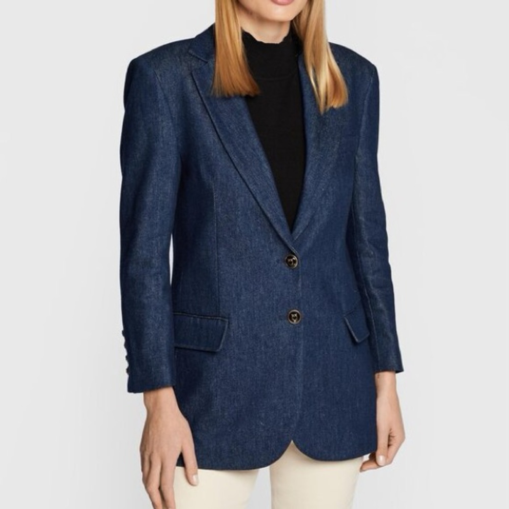 PINKO | NWT! Pinko Denim Blazer Size: 40/S